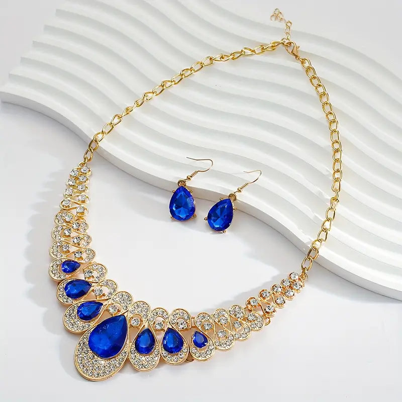 Maevina Sapphires Jewelry Set