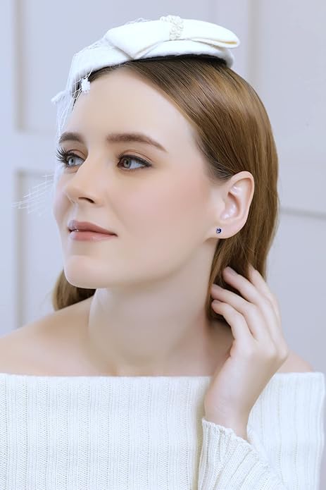 Classic Sapphire Stud Earrings