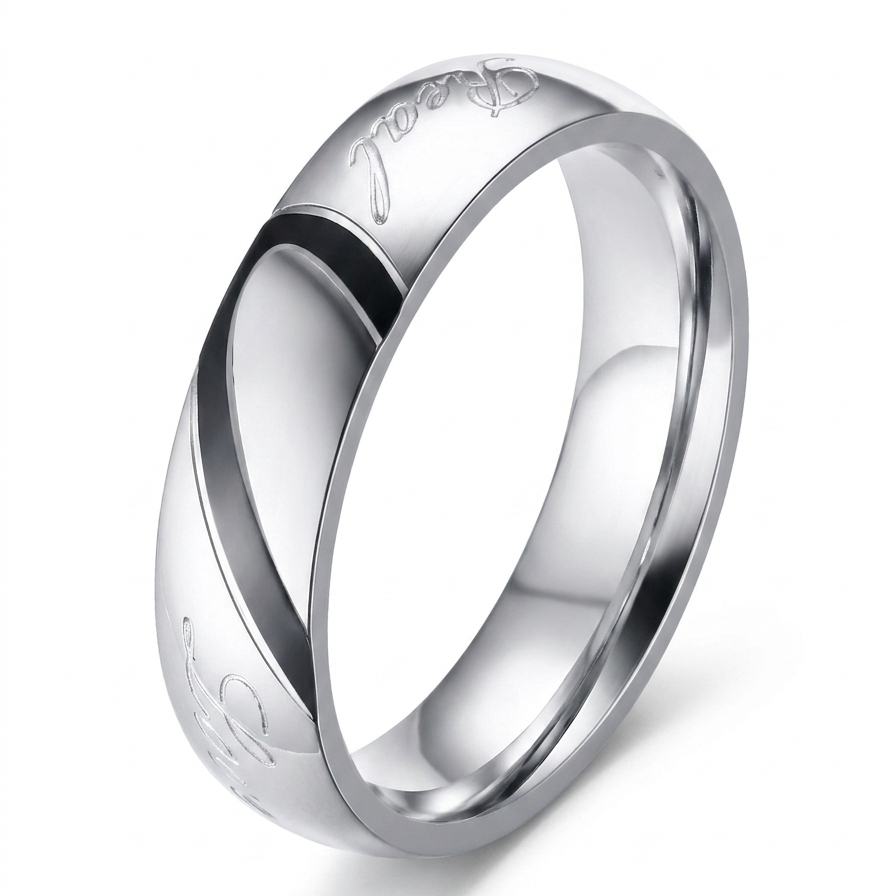Eternal Couple Ring (White Gold)
