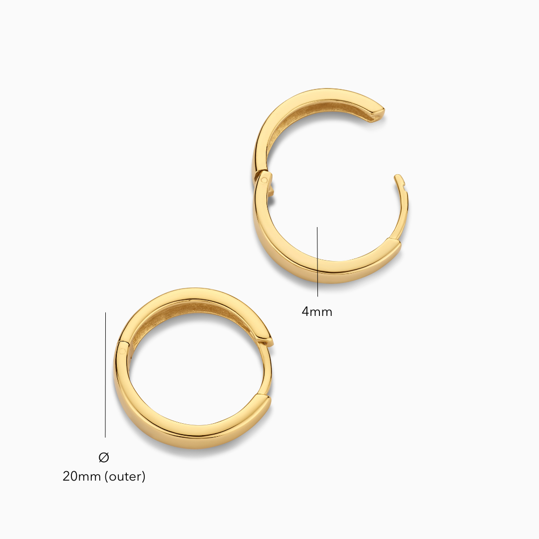Gia Chunky Hoops