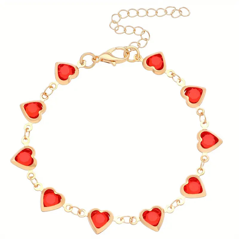 Ophelyra Garnetelle Bracelet (Gold)