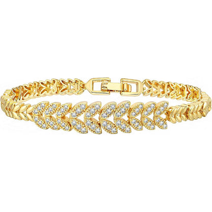 Everleaf Tennis Bracelet