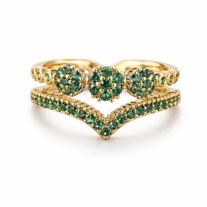 Marisa Sparkling Emerald Ring