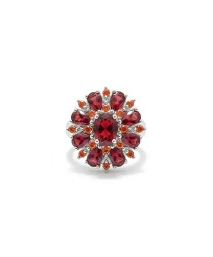 Scarlet Petal Ring