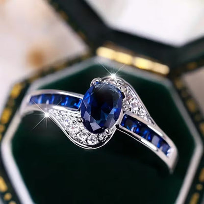 Sapphire Flow Ring