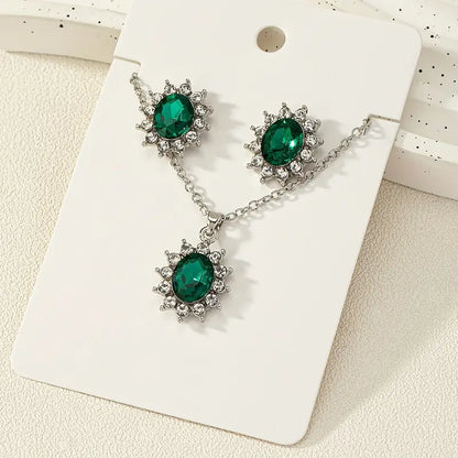 Katya Emerald Jewelry Set