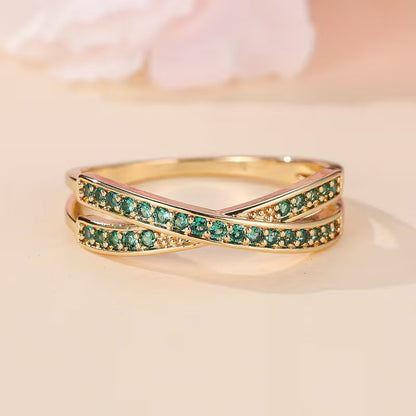 Emerald Flow Ring