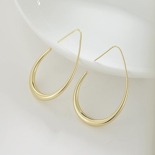 Sunlit Hoop Earrings