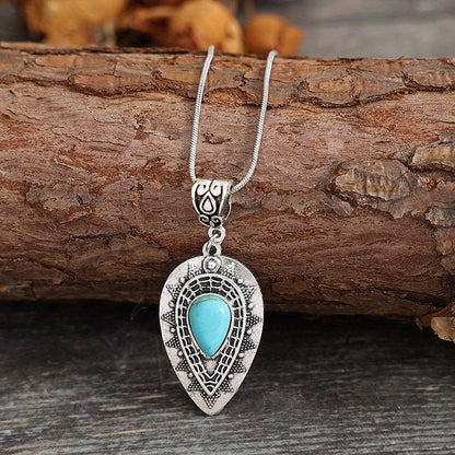 Arlisse Turquoise Teardrop Necklace