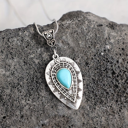 Arlisse Turquoise Teardrop Necklace