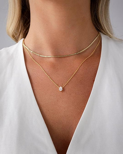 Halo Layered Necklace