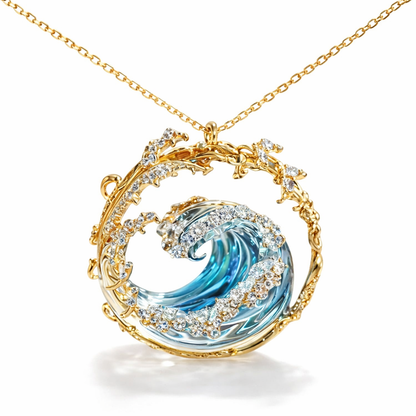 Aqua Sea Vows Necklace