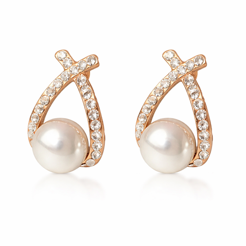 Pearl and Sequin Earrings