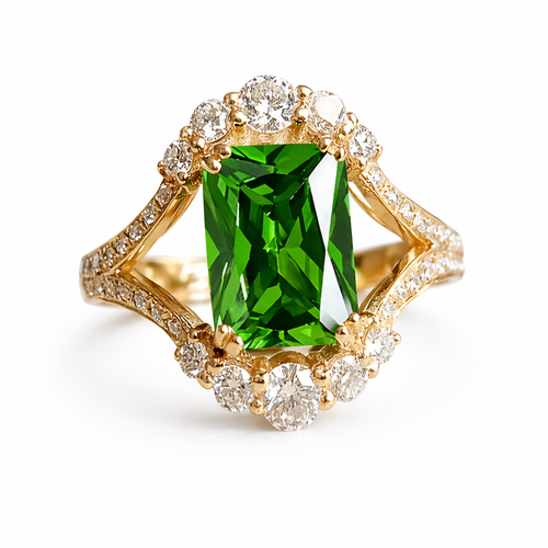Amara Emerald Ring