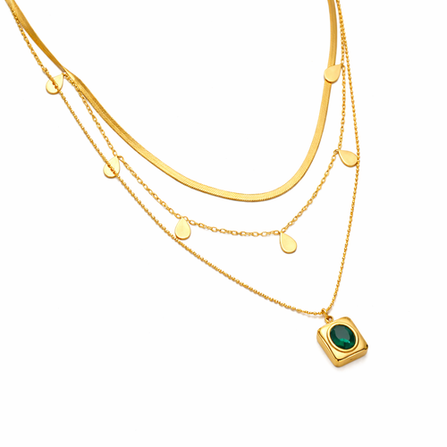 Leona Emerald Necklace