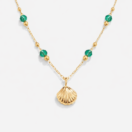 Nerissa Gold Shell Necklace