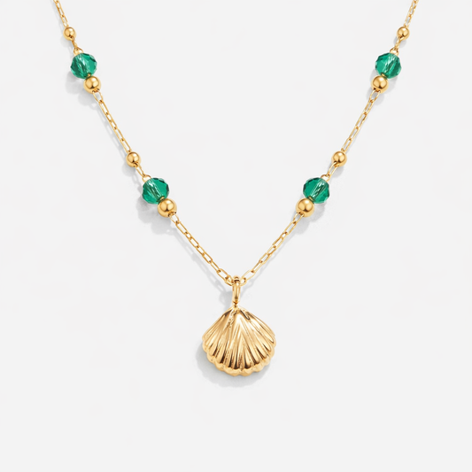 Nerissa Gold Shell Necklace