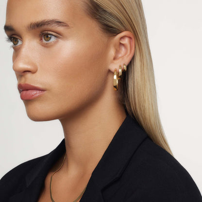 Gia Statement Hoop Earrings