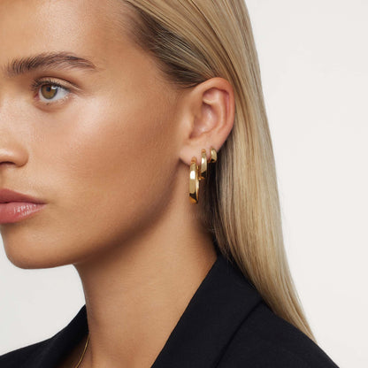 Gia Statement Hoop Earrings
