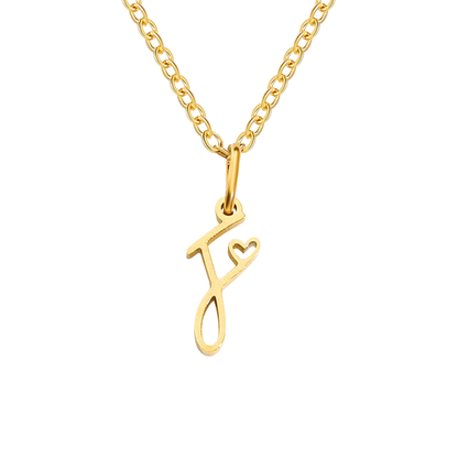 Initial Heart Necklace