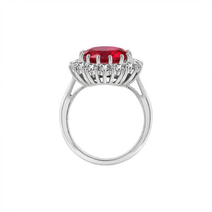 Scarlet Crown Ruby Ring