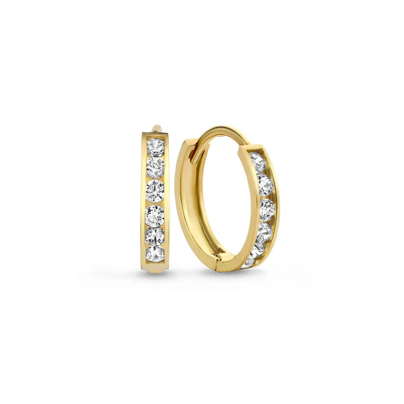 Dara Brilliant Stone Earrings Set
