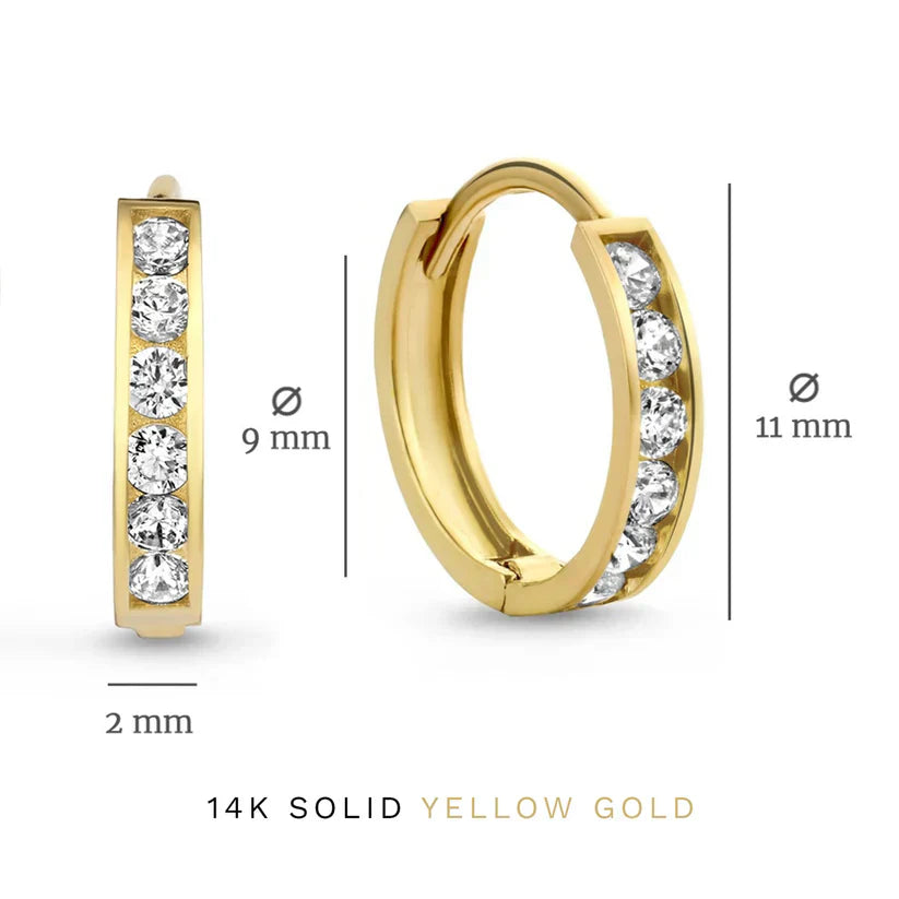 Dara Brilliant Stone Earrings Set
