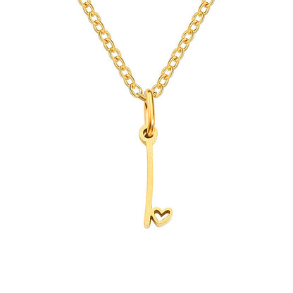 Initial Heart Necklace