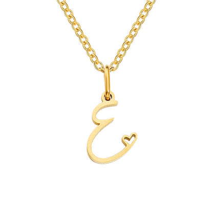 Initial Heart Necklace