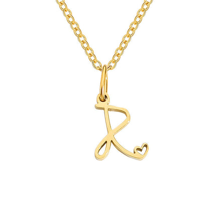 Initial Heart Necklace