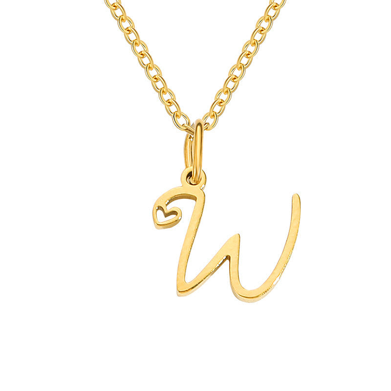 Initial Heart Necklace