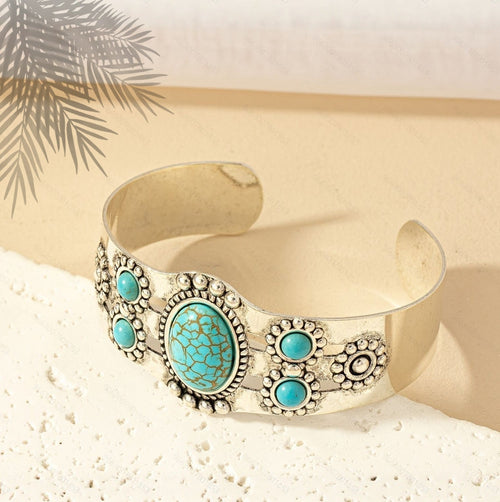 Seren Turquoise Cuff Bracelet