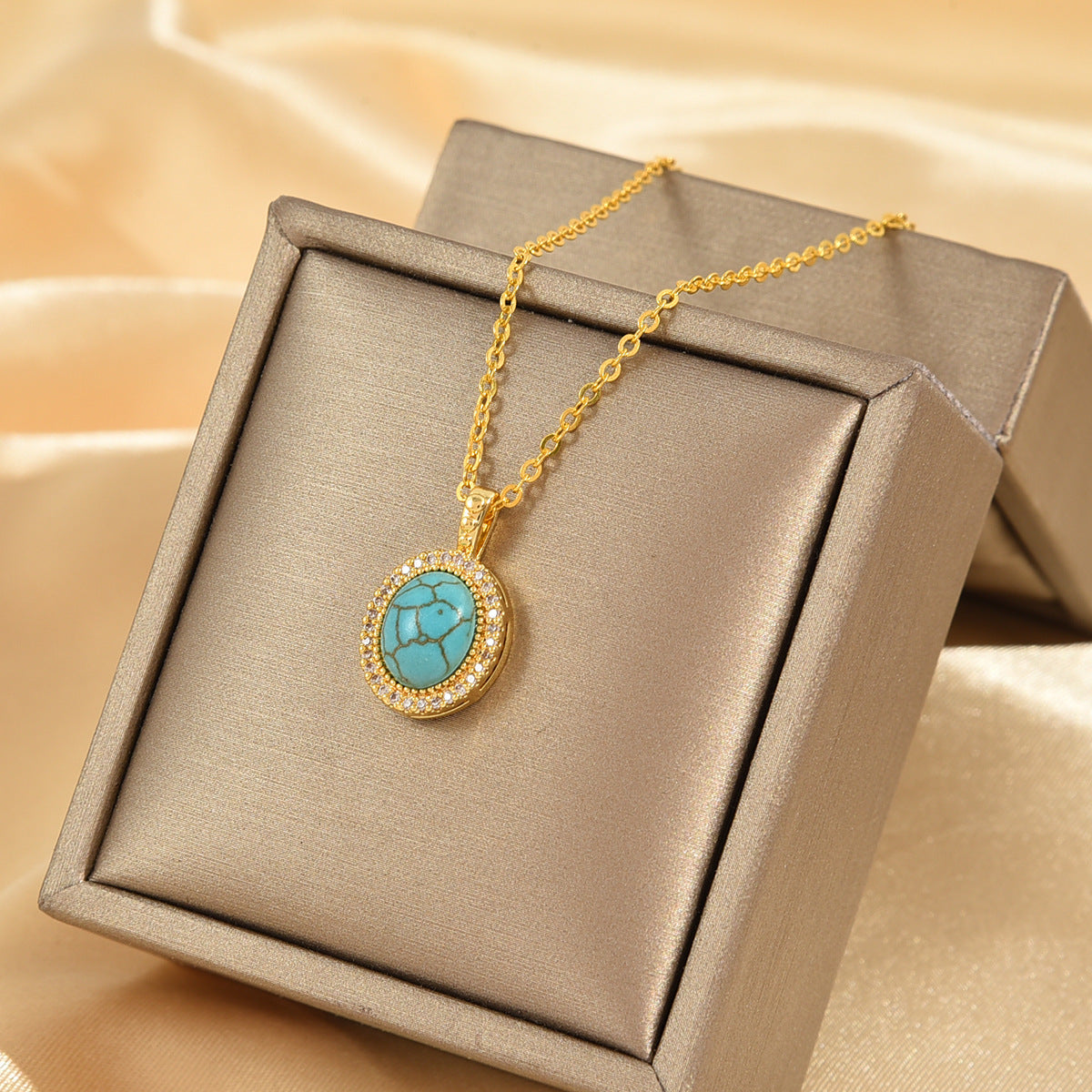 Calysse Azure Bloom Necklace
