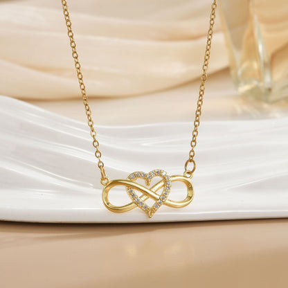 Love Knot Infinity Necklace