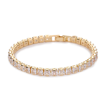 Square Tennis Bracelet
