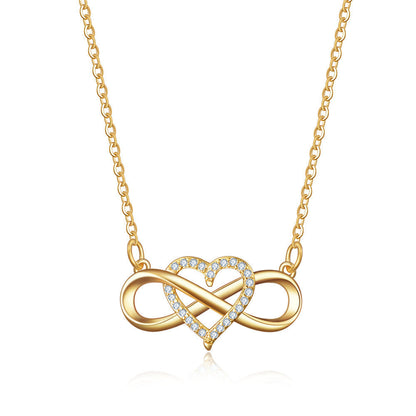 Love Knot Infinity Necklace