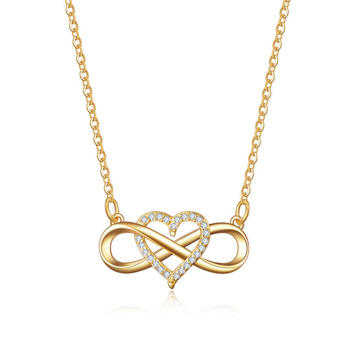 Love Knot Infinity Necklace