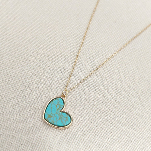 Turquoise Love Necklace