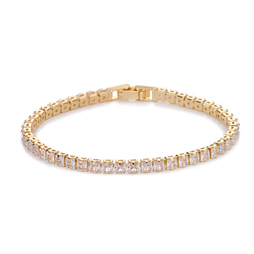 Square Tennis Bracelet