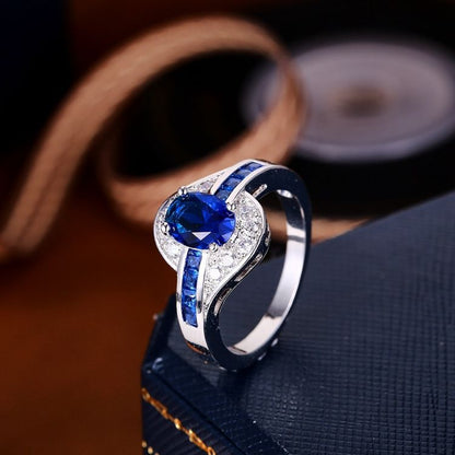 Sapphire Flow Ring