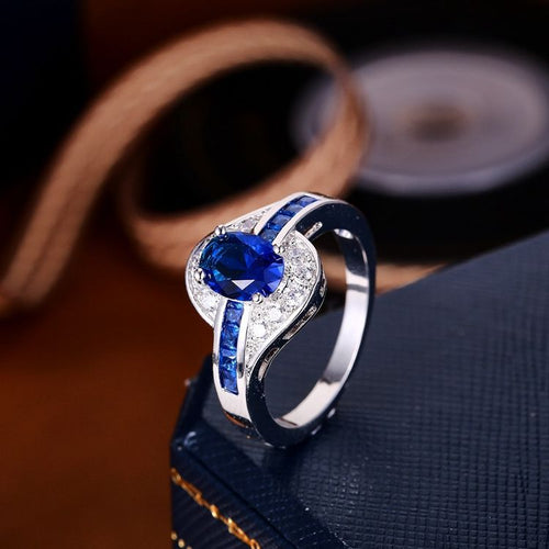 Sapphire Flow Ring