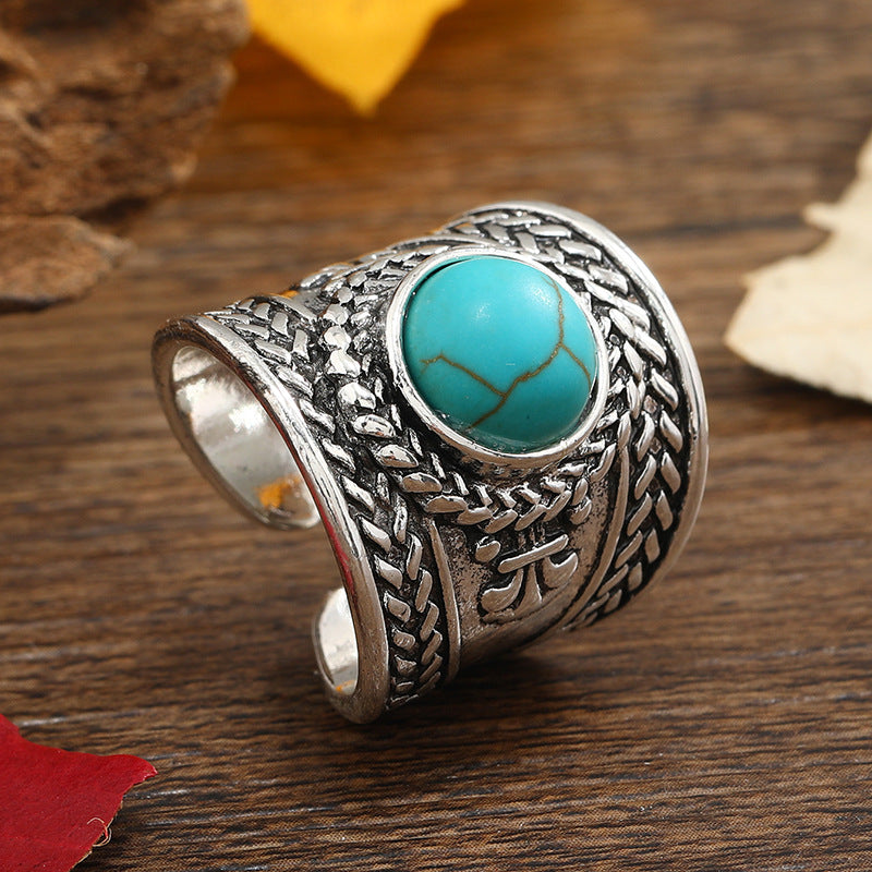 Ravik Stone Open Ring