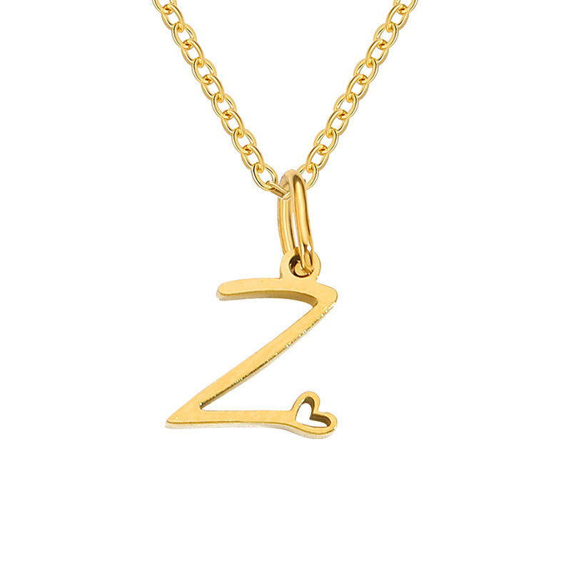 Initial Heart Necklace