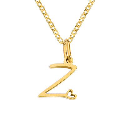 Initial Heart Necklace