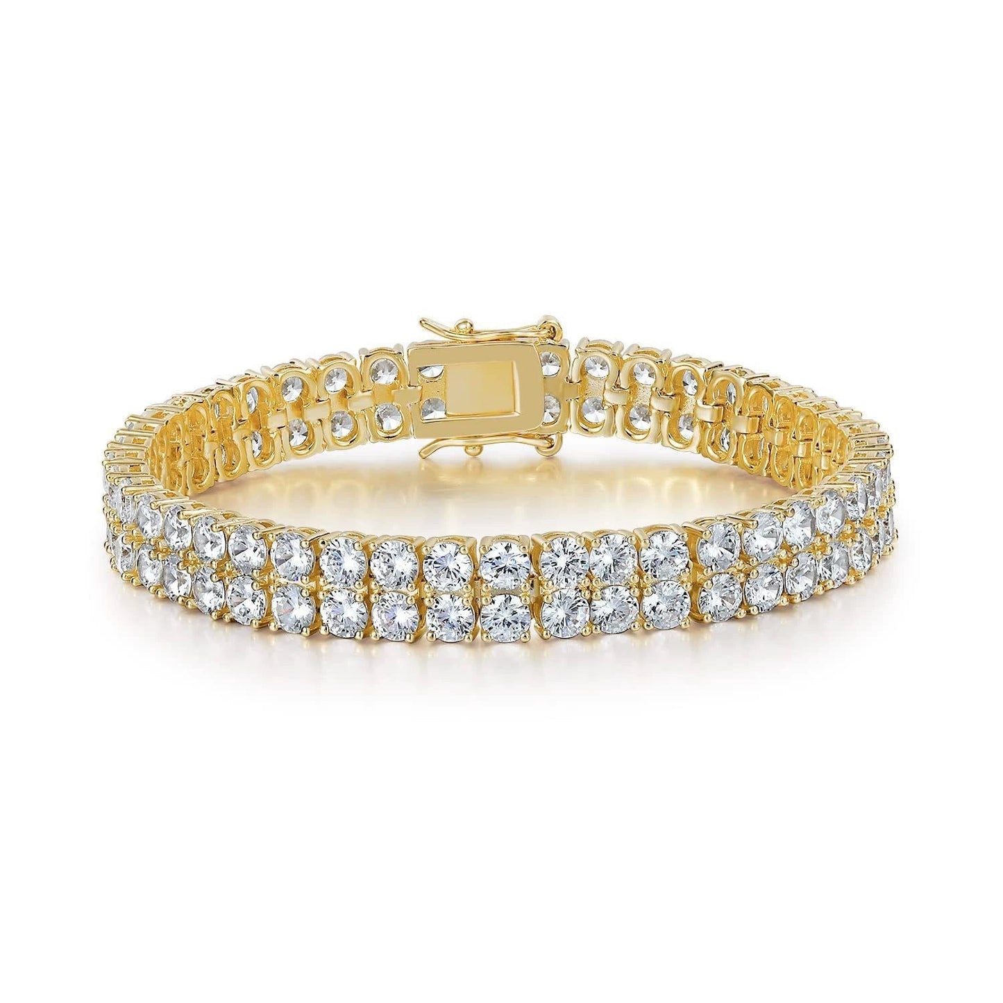 Double Row Tennis Bracelet