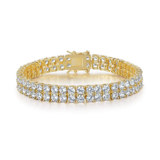 Double Row Tennis Bracelet