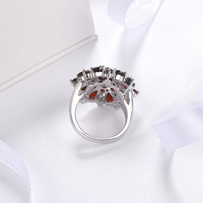 Scarlet Petal Ring