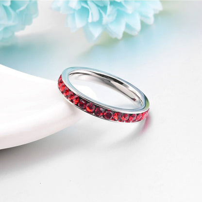 Ruby Eternity Band Ring