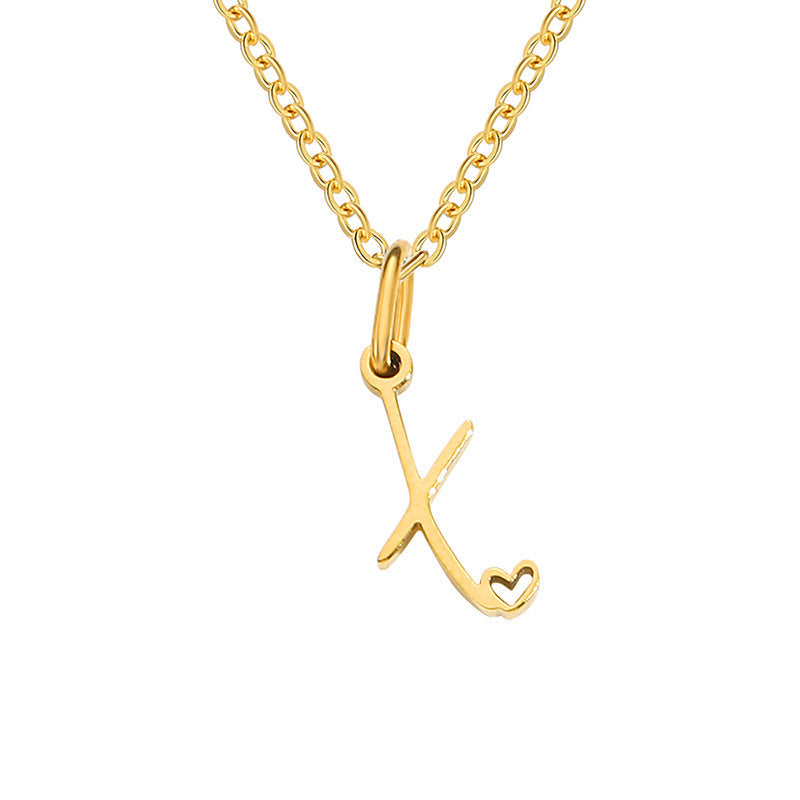 Initial Heart Necklace