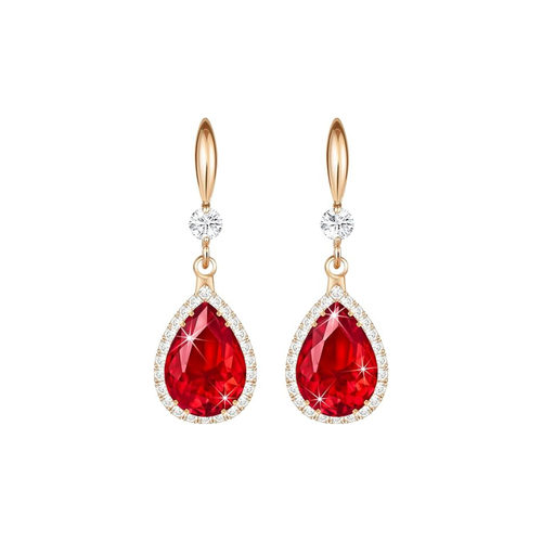 Ruby Teardrop Earrings
